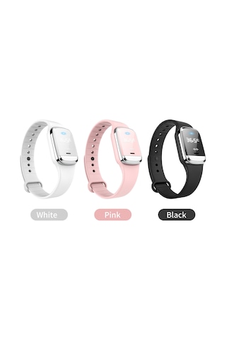 Springsun "siyah Ultrasonik Sinek Kovucu Bileklik - Saat Ve Sıcaklık Ölçer İle Çocuklar Ve Yetişkinler İçin"