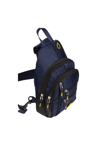 Newish Polo Body Bag Usb Çıkışlı Çapraz Göğüs Ve Sırt Çantası-lac Lacivert