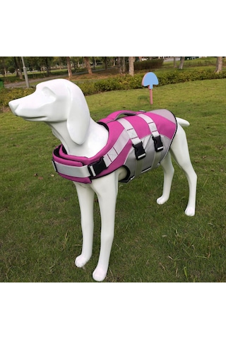 Suntek Köpek Yüzme Can Yeleği Yüzdürme Koruyucu M-pembe