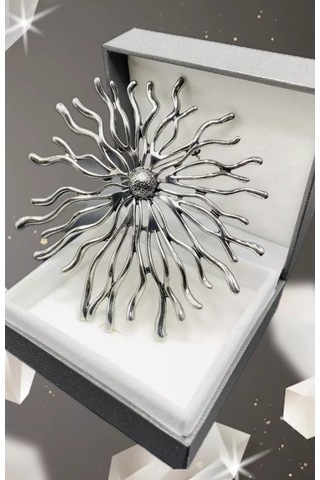 Especailly For You Hediye Broş "güneş" 196549656 Gri