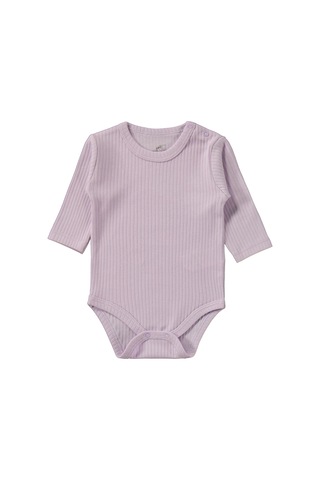Minidamla Baby Minidamla Uzun Kol Basic 3'lü Set 1-18 Ay Çıtçıtlı Badi - Pembe