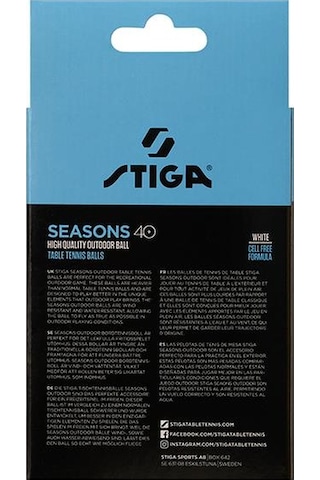 Stiga Table Tenis Ball Seasons Masa Tenisi Pinpon Topu Beyaz 12li 1110-2810-12