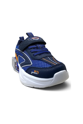 Pepino 2440 Erkek Çocuk Car Garage Sneaker Saks Mavi