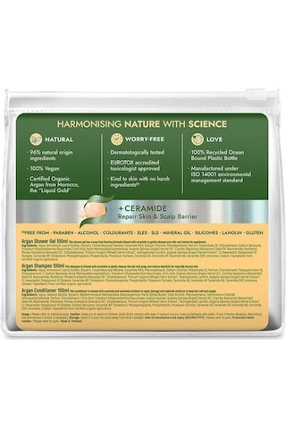 Naturals By Watsons Argan Seyahat Seti 100 Ml X3