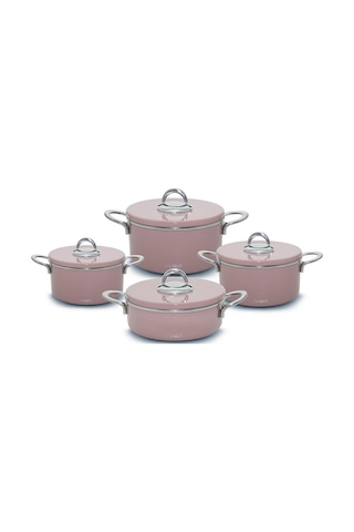 Neva N2981 Sweet Premıum Rose Chocolate Graye Tencere Seti