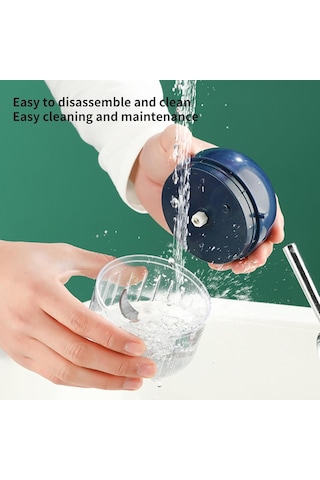 Sebze Doğrayıcı, Mini Mutfak Robotu, Sarımsak Kıyma Aracı Doğrama Sebze Biber Soğan Sarımsak Zencefil Baharat Et Bebek Maması, Mutfak Robotu Küçük, Mavi 270ml Koyu Yeşil