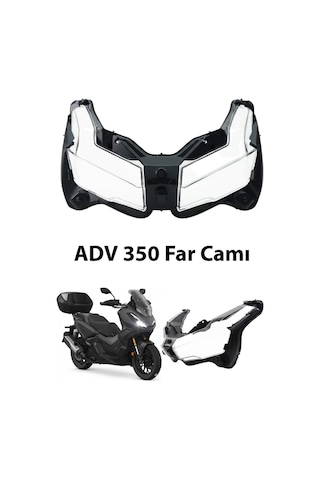 Honda Adv 350 Uyumlu Yedek Far Camı Tam Uyumlu