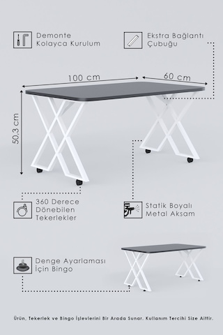 Milano Tekerlekli Orta Sehpa Gümüş Metal - Beyaz Mermer Tabla