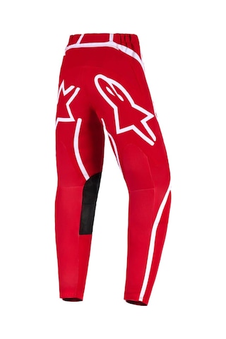Alpinestars Youth Fluid Apex Genç Kros Motosiklet Pantolonu Kırmızı Beyaz