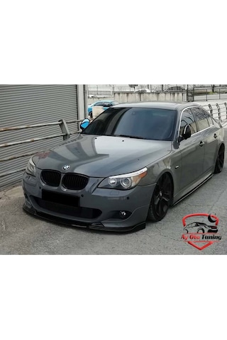 Bmw E60 - M Technic - Hamann - Flaplı Ön Tampon Ön Lip - Piano Black Vakum 2003-2010