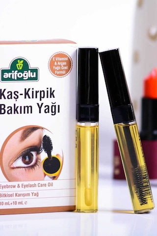 Arifoğlu Argan Yağlı & Doğal E Vitaminli Kaş ve Kirpik Bakım Yağı 2 x 10 ML