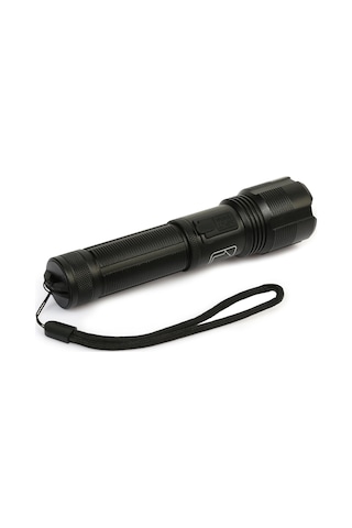 Ps-1600 Süper Parlak Led Zoomlu 5 Mod Su Geçirmez Profesyonel Kamp Bekçi Avcı Feneri Asorti