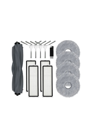 Leasetake Dreame Bot L10 Prime / L10s Pro Elektrikli Süpürge Ana Silindir Yan Fırça Hepa Filtre Paspas Bezleri Paçavralar Aksesuarlar