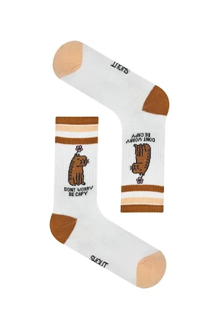 Shout Unisex Dont Worry Be Capy One Size Sock-dontworrysock