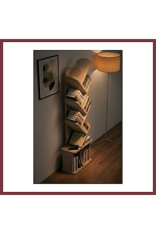 Storeşahin Yaprak Kitaplık Suntalam Ekru 45x132 Shn0720