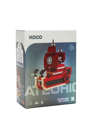 Koco Korsan Gemi Yapı Oyuncak Blok Yapı Seti - 300 Parça - 6+ Yaş