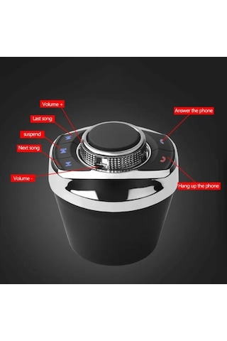 Sones Çok Fonksiyonlu Araba Bardak Tutucu Kablosuz Düğme Düğmesi Direksiyon Düğmesi Işık İle Uzaktan Kumanda