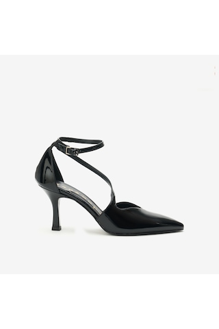 Vernice Nero Topuklu / Stiletto Kadın 2164m195 Nacree Shoes siyah
