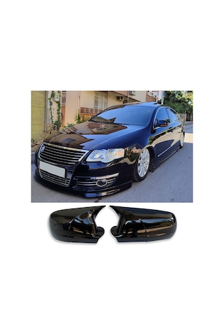 Vw Passat B6 Batman Yarasa Ayna Kapağı Piona Black Abs 2005 2006 2007 2008 2009 2010