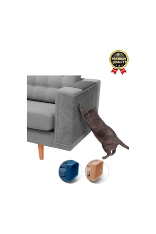 Dayanıklı Kolay Uygulanabilir Yapıştırılabilir Eşya Mobilya Koruyucu Kedi Tırmalama Matı 100 X 30 Cm