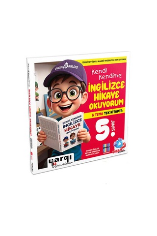 Ders Arkadaşım Yargı 5. Sınıf İngilizce Seti 8 Tema Hikaye Kitabı + Yes Practice Book