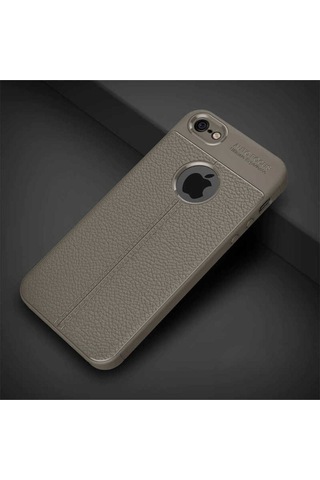 Apple Uyumlu iPhone 5 Kılıf Zore Niss Silikon Kapak Gri