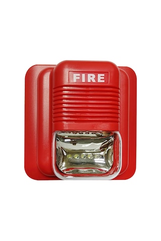 Reedark "yüksek Sesli Ve Flaşlı Yangın Alarm Siren - Ev, Ofis, Otel İçin 100db Güvenlik Sistemi"