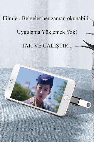 Apple Uyumlu iPhone X/11/12/13/14/pro/pro Max Tüm Serileri Için Ios To Usb Veri Aktarımı Otg Çevirici