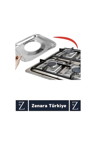 Premium Uzun Ömürlü Dayanıklı Kolay Temizlenir Ocak Kir Yağ Önleyici Alüminyum Koruyucu Folyo 12 Adt