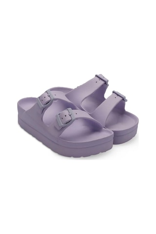 Slazenger Toal Kadın Yüksek Taban Lila Deniz Plaj Confort Eva Terlik Lila