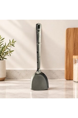 Çelik Spatula 36 Cm Desenli Sarı