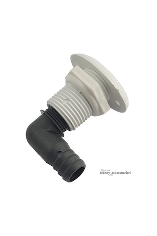 16mm Plastik Oval Tip 90 Derece Depo Havalandırma