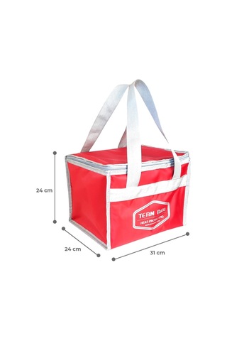 TermBag Katlanabilir Termal Termo Termos Çanta Kırmızı