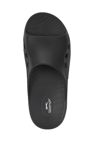 Slazenger Tundra I Erkek Siyah / Beyaz Terlik Siyah - Beyaz