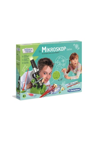 Clementoni Bilim ve Oyun - İlk Mikroskop Setim