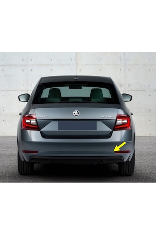 Skoda Octavia 2018-2020 Arka Tampon Çeki Demir Kapağı 5E5807441B