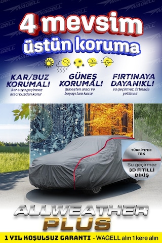 Fiat Tofaş Doğan Şahin Uyumlu Promax X400 Miflonlu Araba Brandası - Oto Çadır Örtü