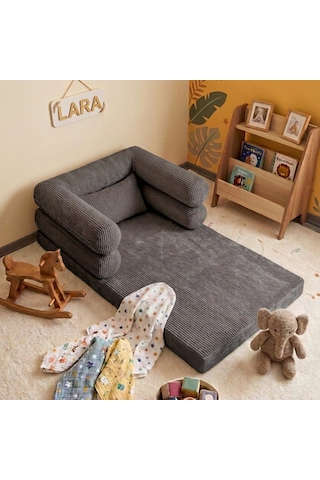 Miniwood Montessori Yatak Oyun Alanlı Bebek Yer Yatağı Sünger Çocuk Karyola 108 x 150 CM