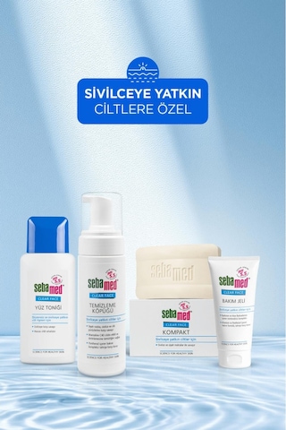 Sebamed Clear Face Kompakt Sabun 100 Gr X 3 Adet