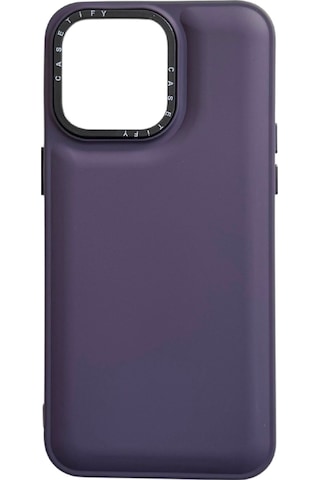 Apple Uyumlu iPhone Akfa 14 Pro Max Kabarcık Serisi Zarif Şık Tasarım Slikon Telefon Kılıfı Mor