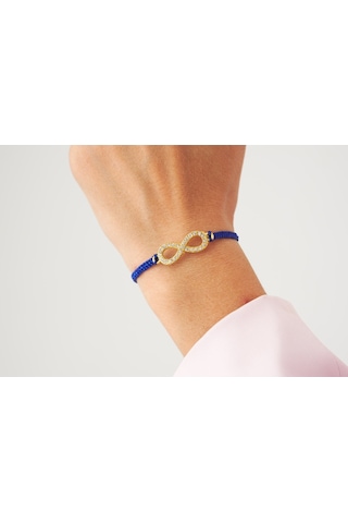 Evakitapvesanat Lacivert Sonsuzluk Örgü Ip Best Friends Bileklik