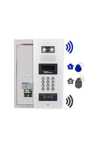 Powermaster Kapı Kilidi Sistemi İntercom Kapı Kilit Apartman Zil Paneli Şifreli Çipli