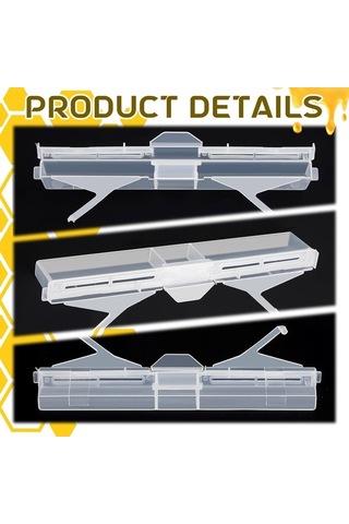Fortunelane 24 Adet Plastik Arı Kovanı Seti, Kovan Tuzağı, Araçlar, Berrak, Arı Böcek Avcısı