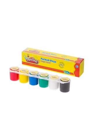 Play-Doh Parmak Boyası 6 Renk Paletli 6 x 30 ML Play-Doh Parmak Boyası 6 Renk Paletli 6 x 30 ML