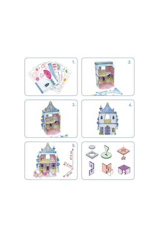 Cubic Fun  81 Parça Puzzle Fairytale Castle