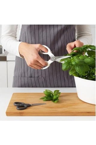 Sumuhome Markbart Mutfak Makası Gri Beyaz 2 Parça