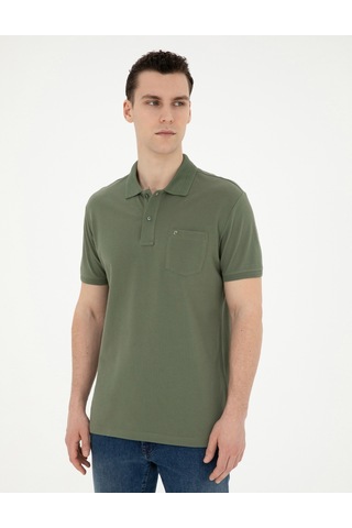Pierre Cardin Erkek Haki Tişört Basic 50280753-vr027 Haki