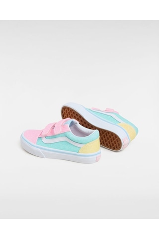 Vans Kız Çocuk Old Skool V Bantlı Spor Ayakkabı Karışık