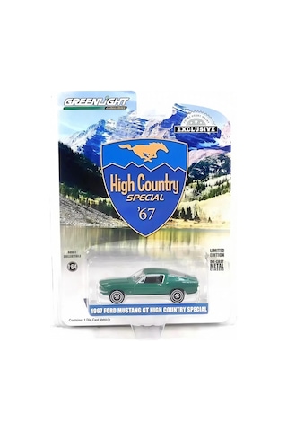 Greenlight 1/64 1967 Ford Mustang Gt Fastback High Country Special 30505