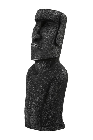 Mudo Home Moaı Statue Gri Biblo 23x18x56cm